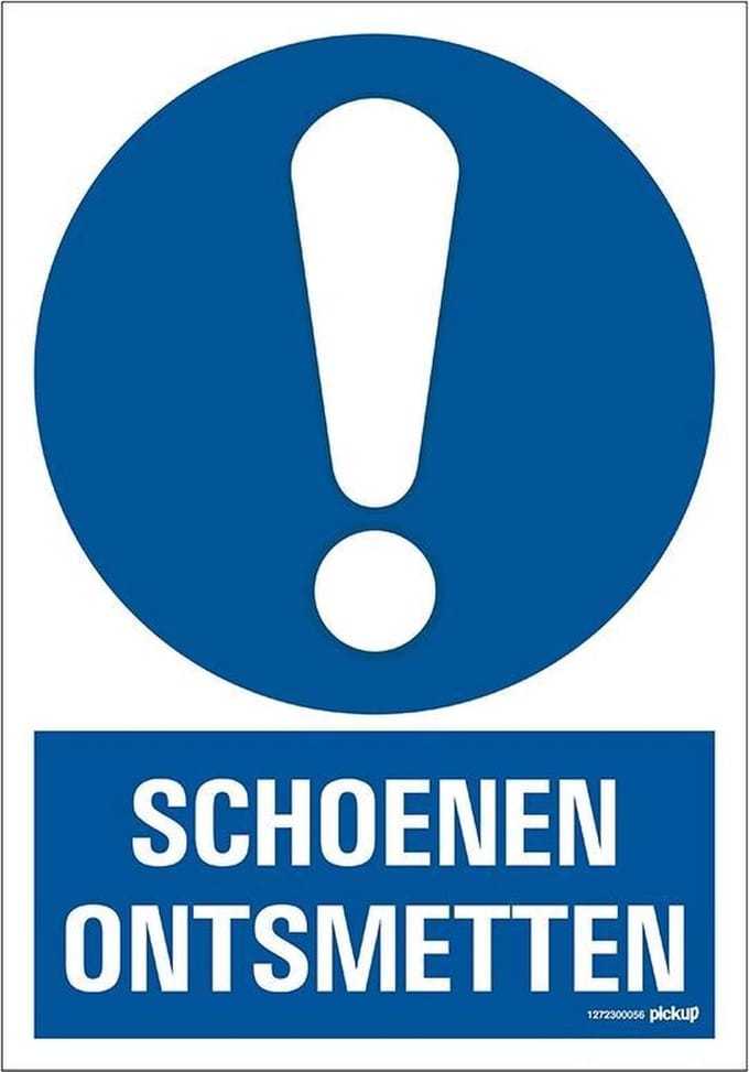 Pickup bord 23x33 cm Combinatie - Schoenen ontsmetten
