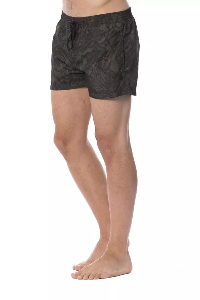 Roberto Cavalli Sport Army Polyester Mannen Zwemkleding