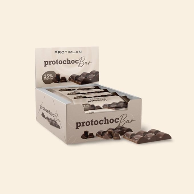 Protiplan - Protochoc Bar - Proteïne Repen - 15 x 35 g - Low Carb Snack - Suikerarme Eiwitrepen
