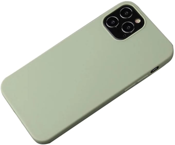 Cityhoesje - iPhone 15 Pro - Soft TPU Backcase - Matte Finish Coating Anti-Scratch – Groen