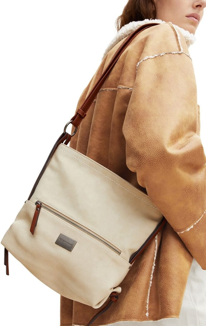 Tom Tailor TTELIN M schoudertas met materiaalmix