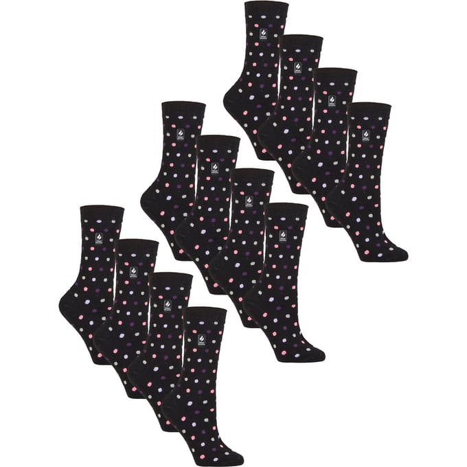 12 Pairs Dames Ultra Lichte Zachte Thermosokken