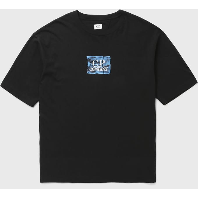 30/1 JERSEY SHORT SLEEVE CHEST-BACK LOGO TEE