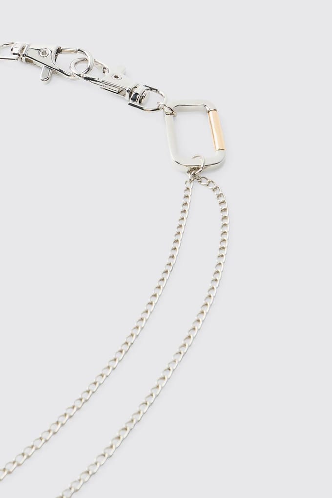 Jean Chain with Carabiner Clasp | Silver