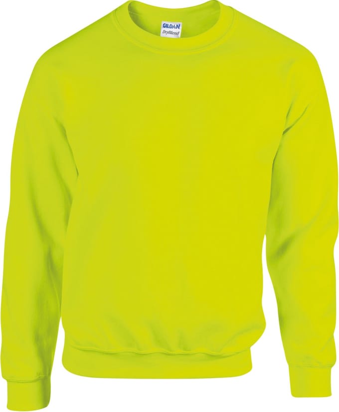 Gildan - Heavy Blend Unisex Sweater - Safety Green maat XL