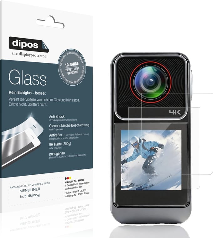 dipos – 2x Matte Pantserfolie geschikt voor MENDUNER hut1d6iwsg | 9H Screenprotector