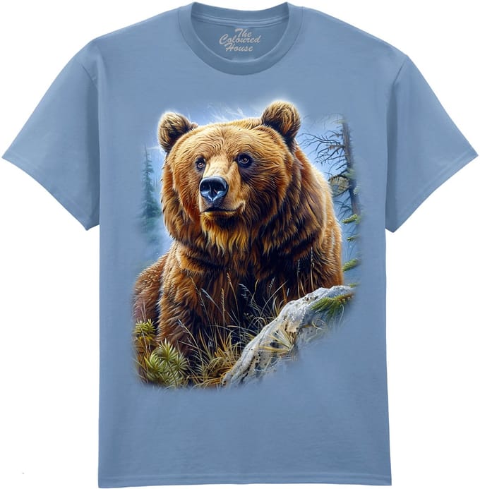 Beer Bear Portrait The Coloured House T-shirt M