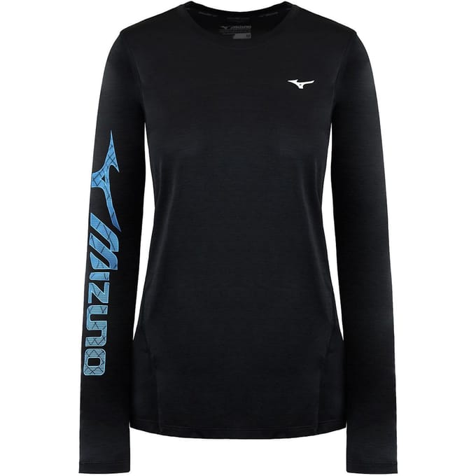 Mizuno Impulse Core Graphic Heren Zwart Top