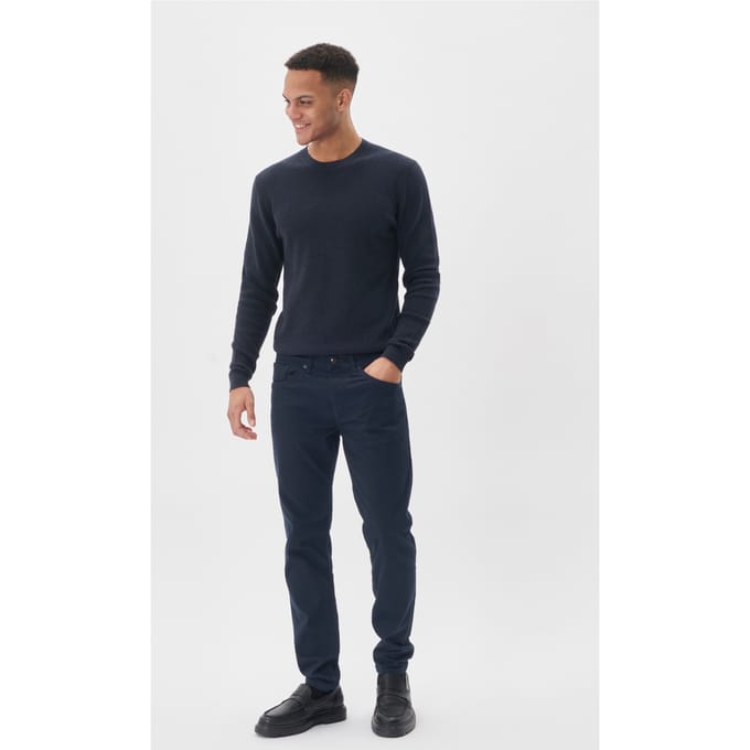 Gebreide pullover met ronde hals, model 'lagoon'