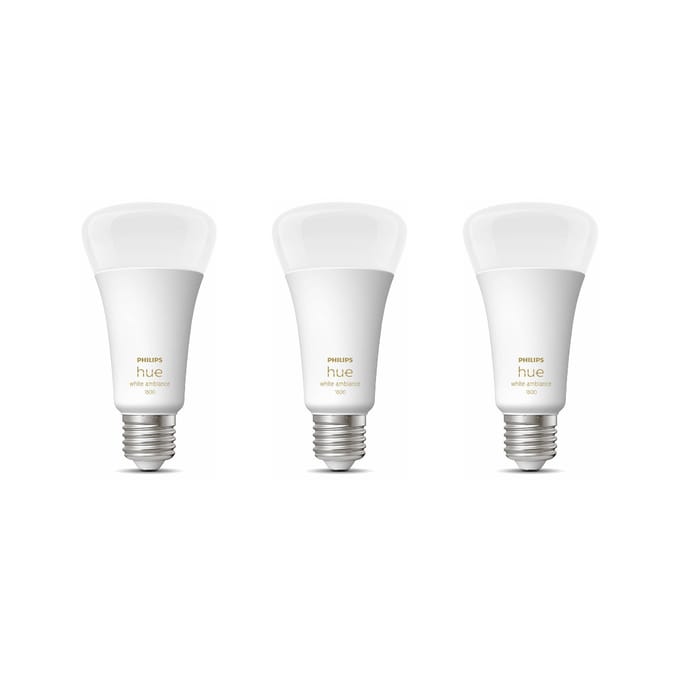 Philips Hue Starterkit - Warm Tot Koelwit Licht - 3 Lampen - E27 - 1100lm - 1 Dimmer Switch