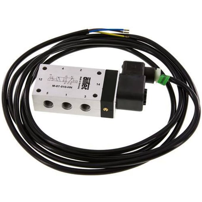 5/2 G1/4'' Magneetventiel 230V AC ATEX 1.5-10bar/21.0-140psi Airtec