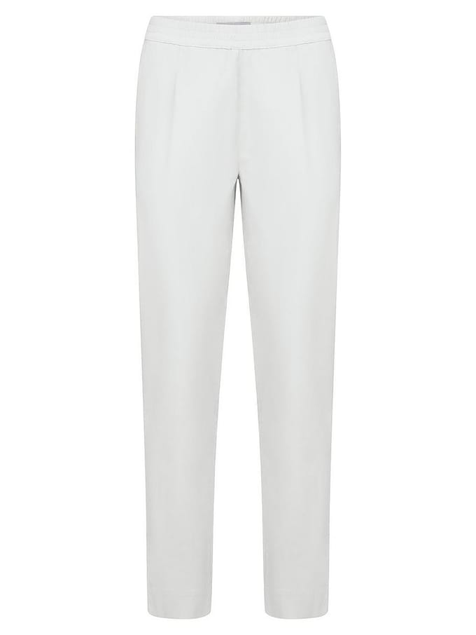 Slim Fit-7/8-broek Van Peter Hahn wit