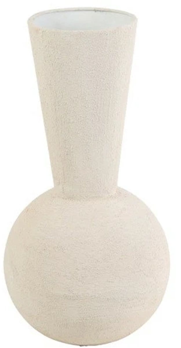 Vaas geonna metaal ro 25x25x48cm wt