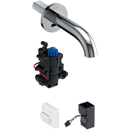 Geberit washbasin mixer Piave, wall mounting UP function, with thermostatic mixer 116.267.21.1