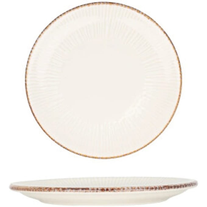 By Bone Dessertbord - Grace - Porselein - 21 cm - set van 6