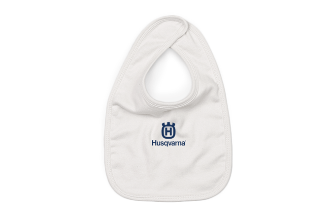 Husqvarna baby slabbertje met logo