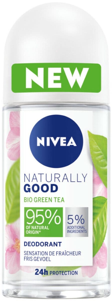 NIVEA Deodorant Roller Naturally Good Green Tea - 50 ml