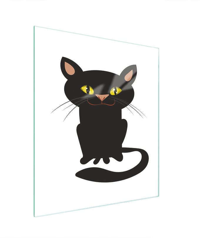 TMK ArtDeko - Snijplank - Glass - 45x52 cm - Kattenprint