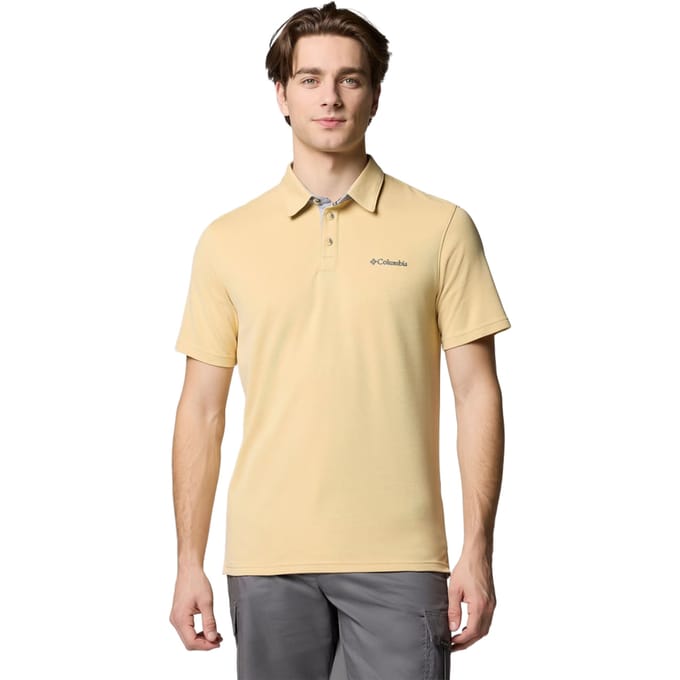 Columbia Heren Nelson Point Poloshirt (Geel)