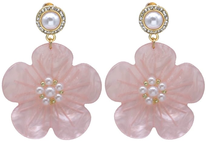 Dames oorbellen - Bloemvormig - Elegant - Lichtgewicht - 5.5x3.5cm