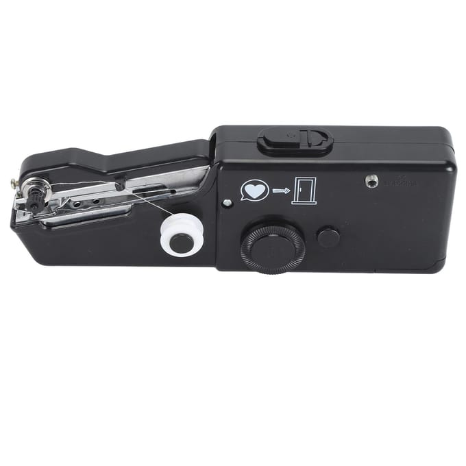 Handheld Elektrische Naaimachine USB Batterij Aangedreven Draagbare Mini Elektrische Naaimachine voor gray