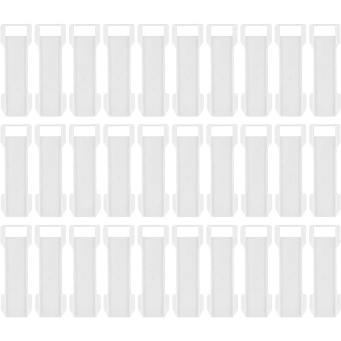 30 STKS Bijenkast Frame Strip Isoleren Koningin Bij Bijenkast Frame Fixeerstrip Imkerij Accessoire white