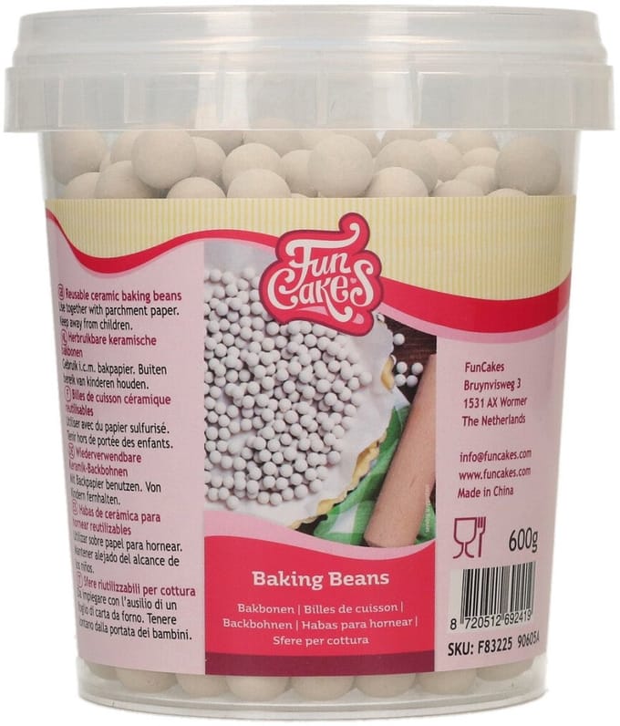 FunCakes Keramische Bakbonen - Blindbakbonen - Blindbakvulling - 600 g