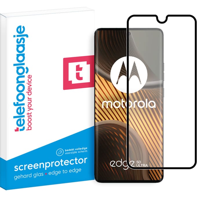 Motorola Edge 50 Ultra screenprotector Edge to Edge
