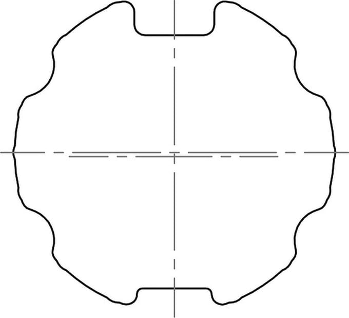 Adaptieset type M - Ø 63 mm met doekgleuf
