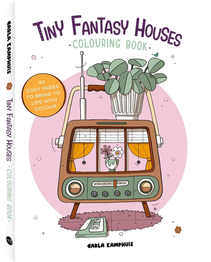 Kleurboek MUS Tiny Fantasy Houses
