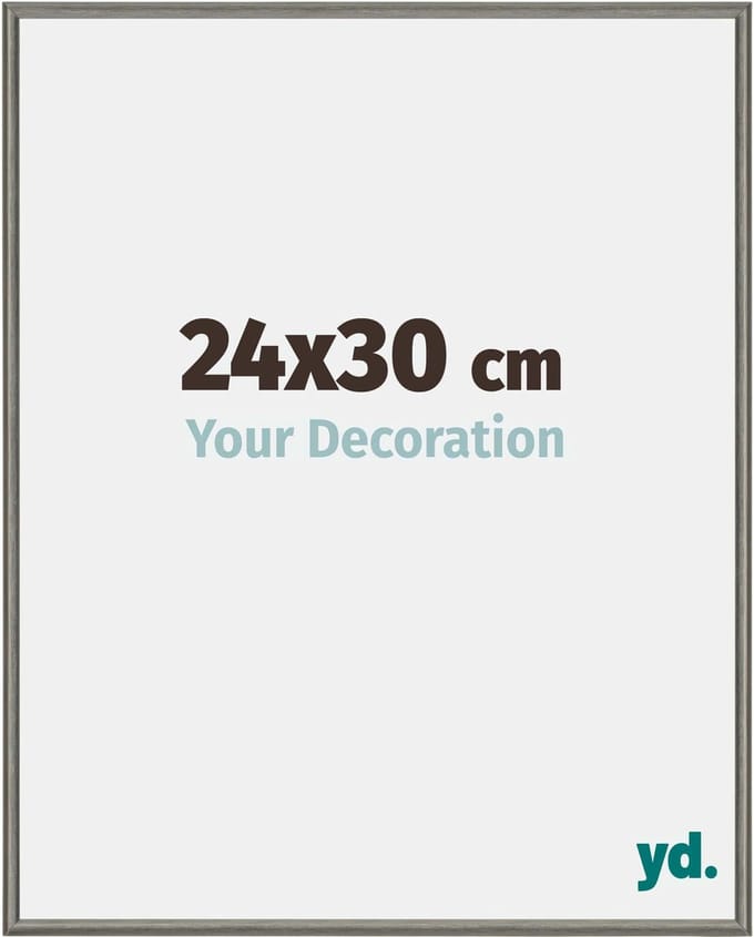 Your Decoration - Fotolijst 24x30 cm - Aluminium - Mercury Structuur - New York