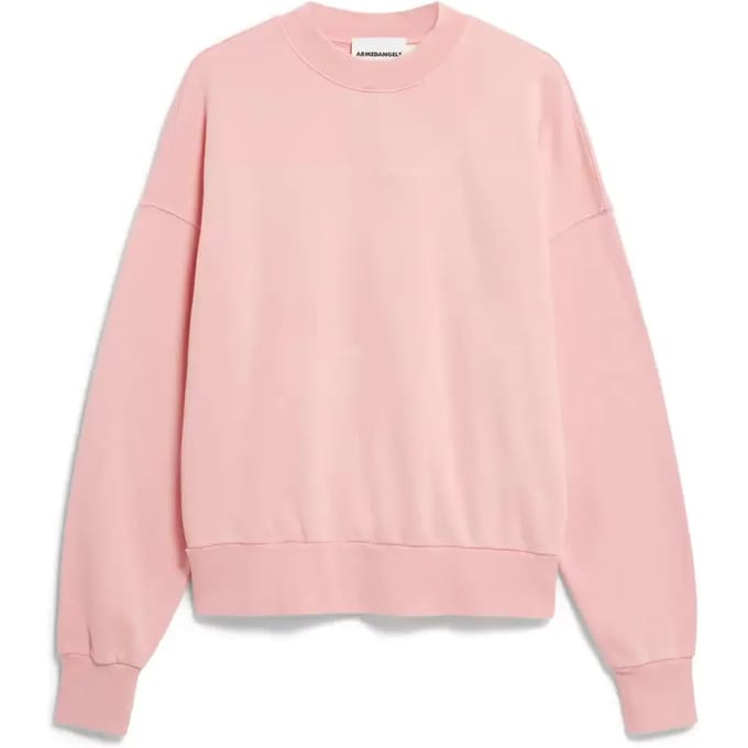 Oversized sweatshirt met labelprint, model 'ALIZAA'