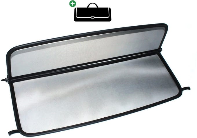 Windscherm Ford Mustang 5 | 2004-2015 | incl. luxe opbergtas | Zwart