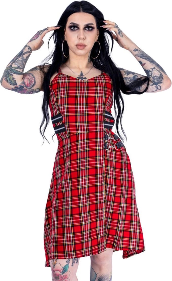 Heartless - KYLA Korte jurk - S - Rood