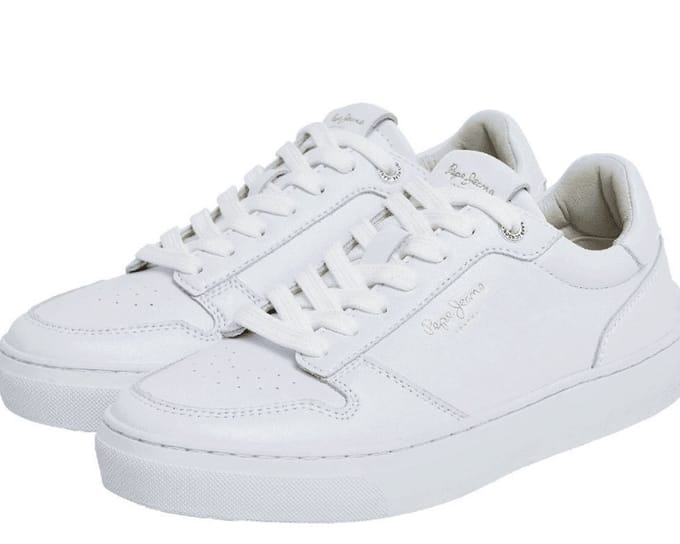 Pepe Jeans Dames Sneaker Camden Supra W Factory White | Wit | Maat: 36