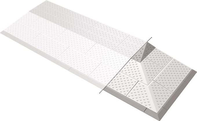 Secucare Drempelhulp - 3 Laags Uitbreiding 1-zijdig Links/Rechts