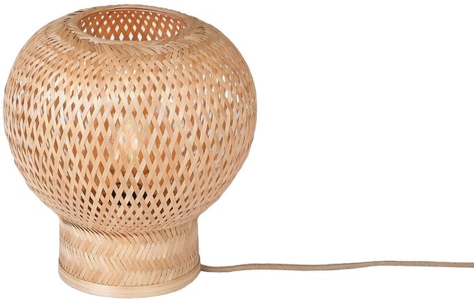 GOOD&MOJO Tafellamp Barbados - Naturel - Ø25cm - Bohemian