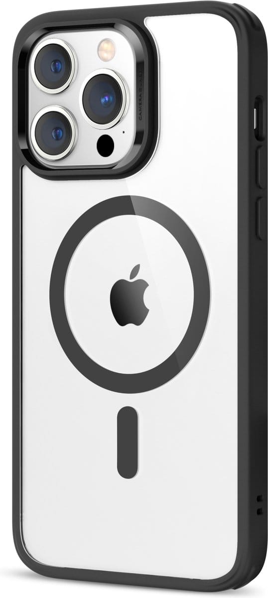 MagSafe-hoesje voor Apple iPhone 14 Pro, ESR, Classic Hybrid, Zwart Transparant