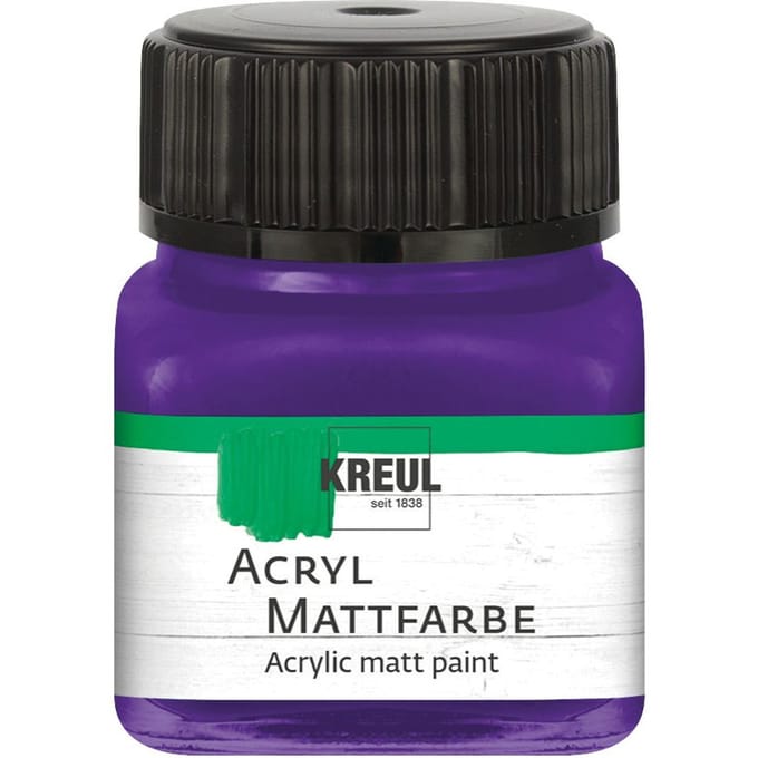 KREUL acryl matte verf, 20 ml - Violet