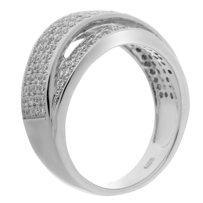 Orphelia ZR-3520/52 - Ring Micro Pavé Zirconium - 925 Zilver - Maat 52