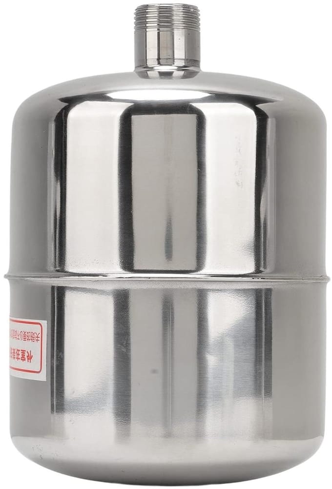Druk TANK - Waterpomp Accessoire - Stabiel Pompen - Roestvrij Staal - 2L - Zilver