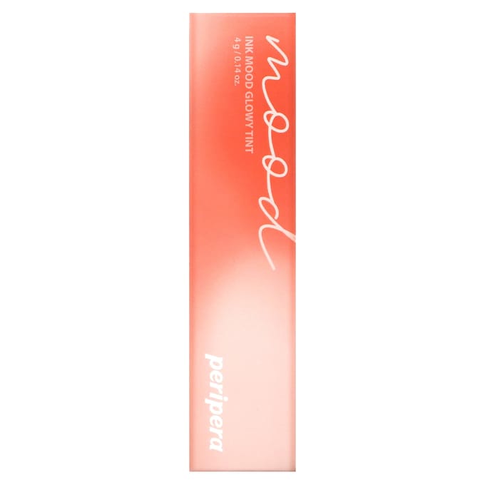 Peripera, Ink Mood Glow Tint, 02 Coral Influencer, 4g (0.14oz) red