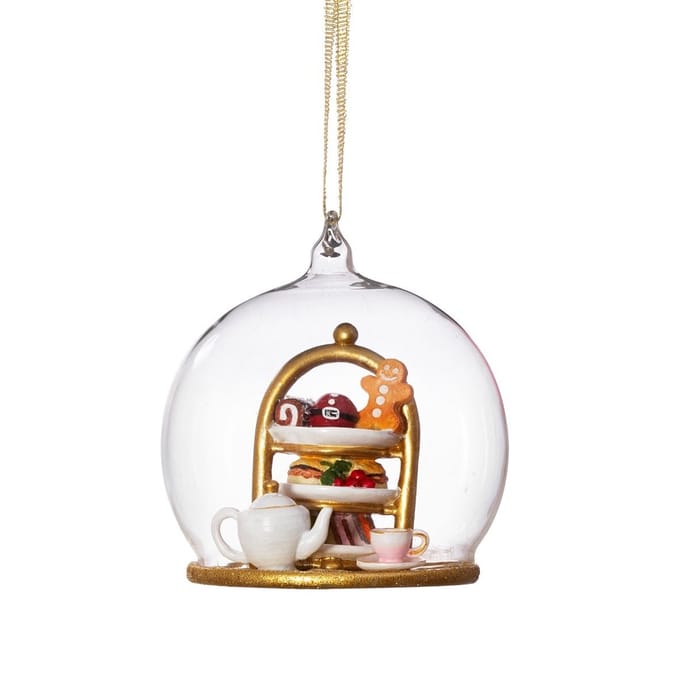 High tea dome kerstbal - Sass & Belle