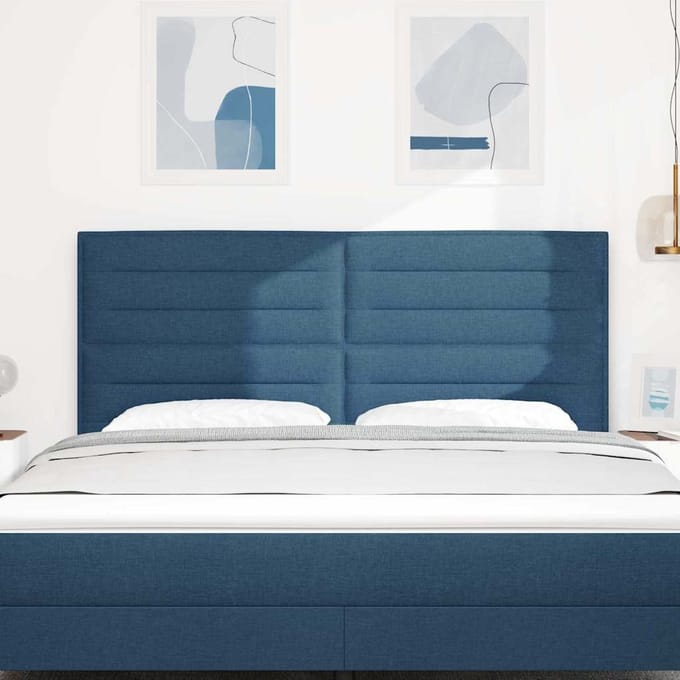 vidaXL Hoofdbord Blauw 180 cm Stof