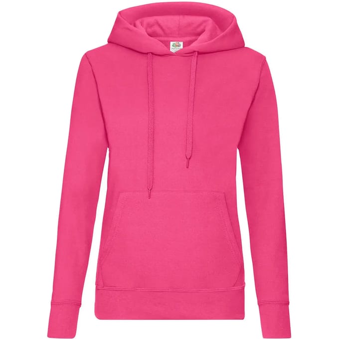 Dames Hoodie Fruit of the Loom Classic