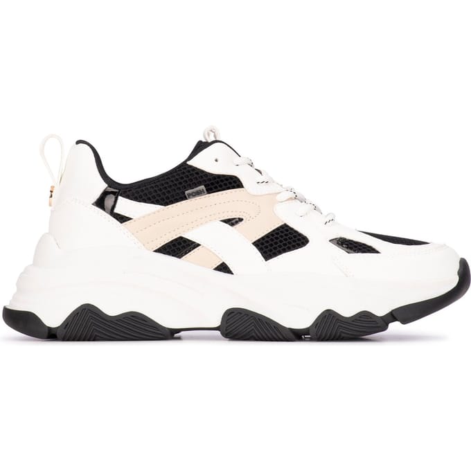 POSH by Poelman GIGI Dames Sneakers - Wit met combinatie