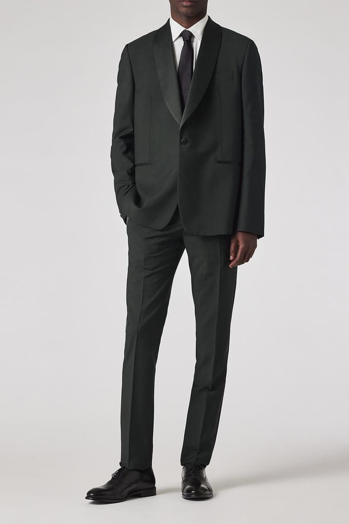 Paul Smith Tailored Fit 2 Btn Jacket Very Dark Green Taglia: 52 | Blazers Outlet | Uomo | Verde
