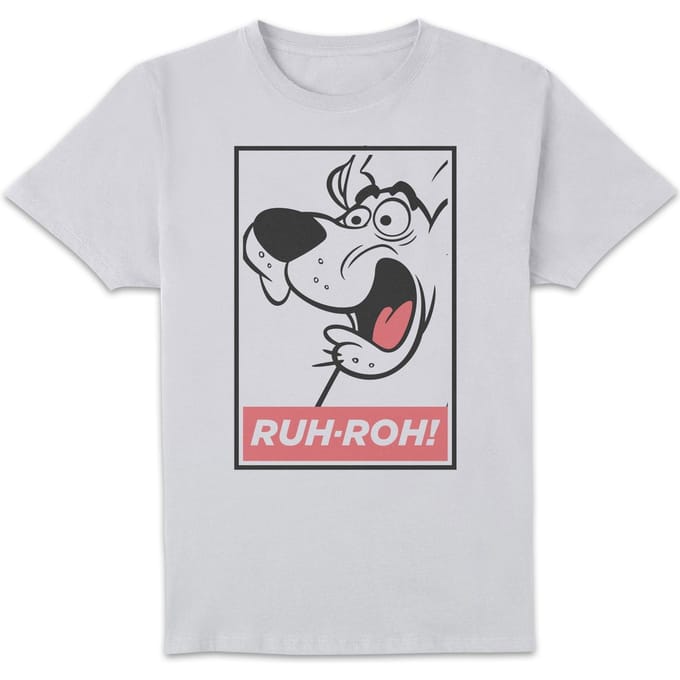 Scooby Doo Ruh-Roh! Men's T-Shirt - White - S