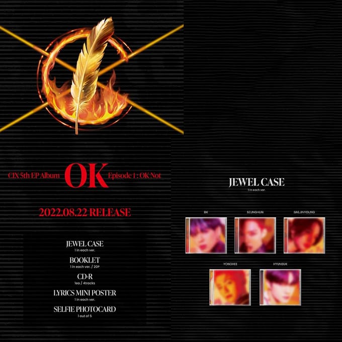 CIX - [OK Aflevering 1 : OK Niet] Jewel Case Ver. Random 1 brown