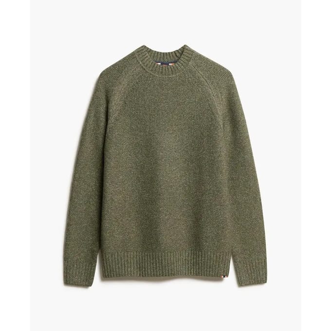 Superdry Pullover Donkergroen - Maat XL - Heren - Pullovers